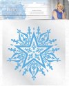 Winter Wonderland Embossing Folder 6"X6" Snow Crystal