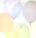 Scrapbooking Paper 12" x 12" - Big Pastel Coloured Balloons