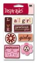 Inspirables Simply Classic Feminine Embroidered Stickers